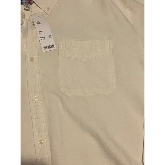 Urban Outfitters White Cotton Button-Up Shirt XL - Picture 11 of 11
